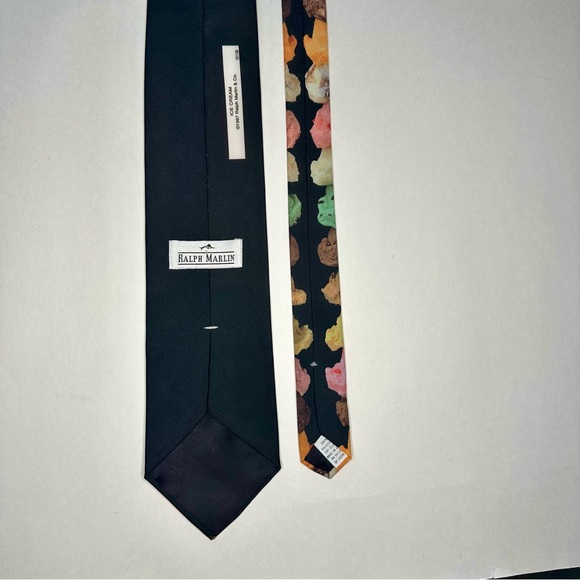 Vintage 1997 ICE CREAM Cone Classic Ralph Marlin Tie, 3.25” x 59” - Picture 3 of 9